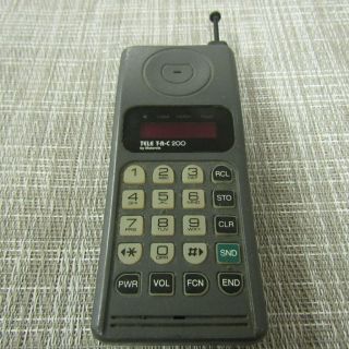 Vintage Motorola Tele Tac 200 - (unknown Carrier),  Please Read 29634