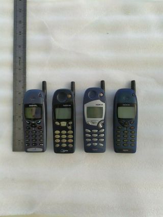 4 Vintage Nokias 5120 5125i 6120ia 6120 Without Battery
