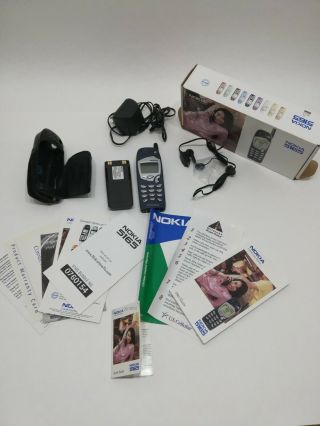 Nokia 5165 Cellular Phone Us Cellular With Phone Case,  Earpiece,  Wall Charger