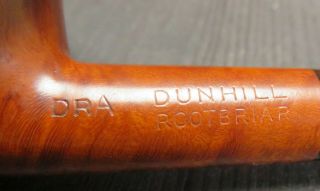 WOW DUNHILL ROOT BRIAR DRA STRAIGHT GRAIN ENGLAND 4 no Filter 3