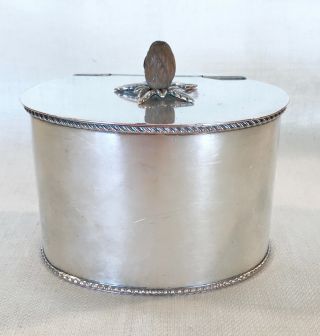 Sheffield Silver Plated Tea Box Or Biscuit Box English 19th Century