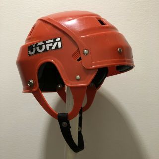 Jofa Hockey Helmet 24651 Senior Red Vintage Classic
