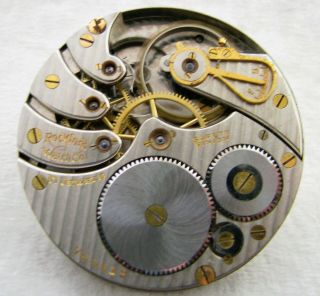 Antique 16s Rockford Grade 573 17j 17 Jewel Pocket Watch Movement Parts Repair