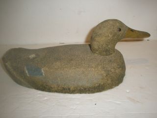 Vintage Cork Glass Eye Duck Hunting Decoy