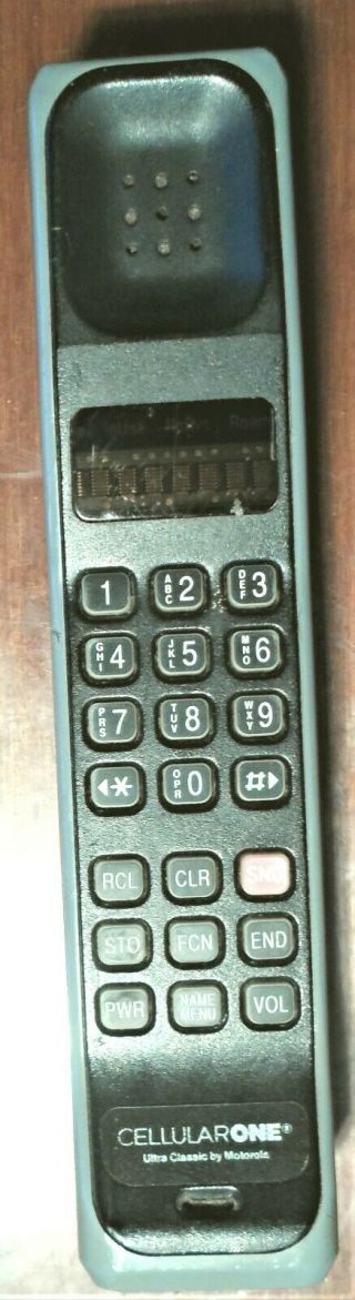 Vintage Cellular One Motorola Ultra Classic Brick Cell Phone
