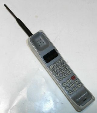 Vintage Motorola Cell Phone The Brick Slf1025a & Battery Movie Prop