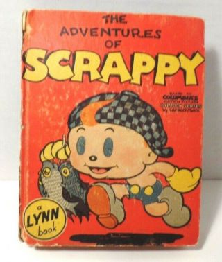 1935 " The Adventures Of Scrappy,  Based On The Columbia Cartoon,  A Lynn Book