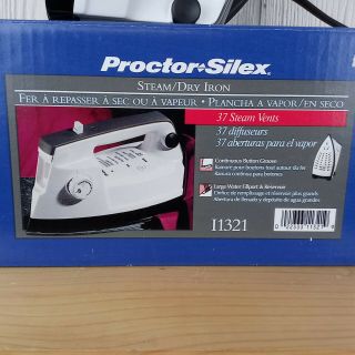 Vintage 1996 Proctor Silex Steam Dry Iron,  1x,  Model I1321 3