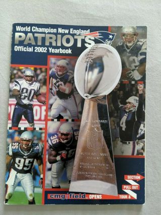 World Champion England Patriots Official 2002 Yearbook