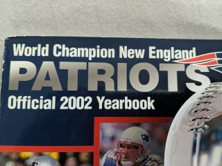 World Champion England Patriots Official 2002 Yearbook 2