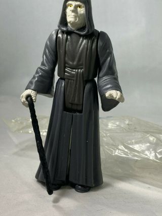 The Emperor 1984 Vintage Kenner Star Wars Rotj Loose Figure No Coo With Baggie