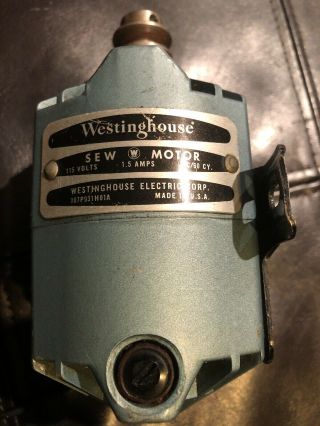 Westinghouse Electric Motor Sew For Vintage Sewing Machine 107p931h01 - A