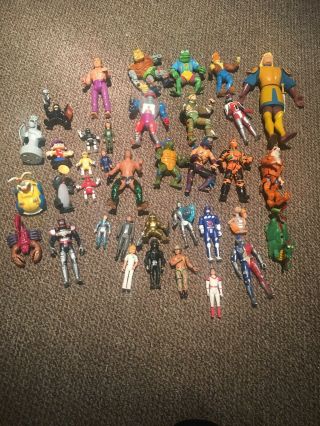 Vintage 1980s - 90s Toys Tmnt He - Man Power Ranger Karate Kid Et Etc
