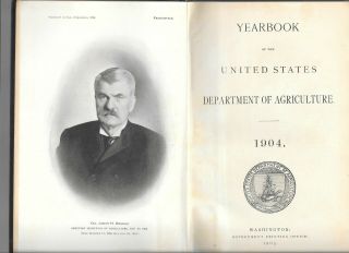 1904 Yearbook Of The United States Department Of Agriculture 12 Color Plates