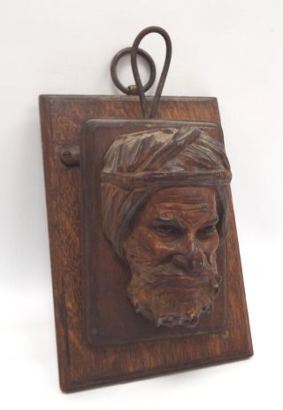 Vintage Small Wood Carving Man 
