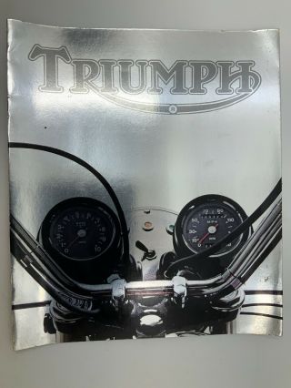 1974 Triumph Motorcycle Brochure