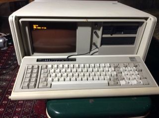 Ibm Portable Pc 5155 Personal Computer Vintage With Case - Perfectly