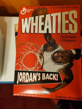 Vintage Wheaties Box - Michael Jordan