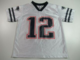 Tom Brady Football Jersey England Patriots 12 Nfl Team Apparel Youth M (8)