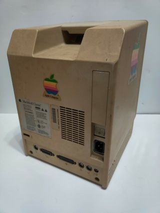 Vintage 1991 Macintosh Classic M1420 Apple Computer with Keyboard and Mouse 3