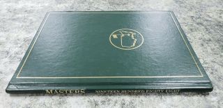 Masters 1988 Augusta National Golf Book