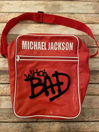 Rare Michael Jackson Who’s Bad Bag Red Vinyl