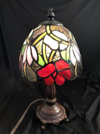 Vintage Thomas Pacconi Classic Tiffany Style Desk Lamp 12 " Night Light