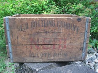 Vintage Nehi Bottling Company Wooden Advertising Crate Box Duluth Minnesota