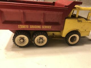 Vintage Structo Grading Service Dump Truck 3