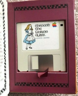 Vintage Software MACINTOSH 128K Game THROUGH THE LOOKING GLASS by Steve Capps 2