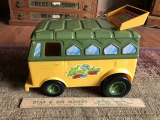 Vintage Playmates 1989 Teenage Mutant Ninja Turtles Party Wagon Van.  Incomplete