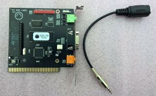 Pcmidi Isa 8bit Mpu - 401 Card,  Wavetable Header,  Roland Intelligent Mode Comp.