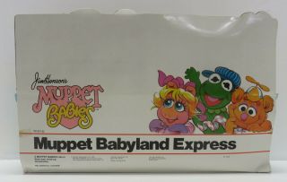 Vintage 1985 Muppet Babies Express Train Set - Kermit The Frog 3