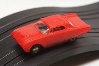 40 Vintage Marx Ho Slot Car Red 1963 Ford Thunderbird T - Bird - Does Not Run