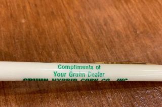 Vintage Mechanical Pencil Gruhn Hybrid Corn Co.  Seed Advertising 3