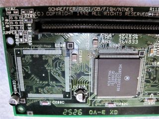 Commodore Amiga A3630 030 - 25MHz Accelerator Rev.  1.  0 Caps,  & FPU at 25mhz 3