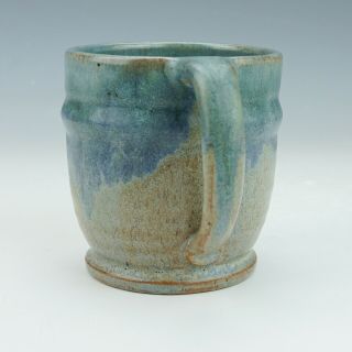 Vintage Upchurch Pottery Arts & Crafts Drip Glaze Tankard Mug - Unusual 2