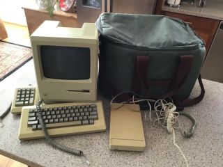 Vintage Apple Macintosh 512k Model M0001 W Computer