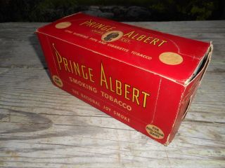 Vintage Prince Albert Crimp Cut Smoking Tobacco Case Nos Box Pocket Tin