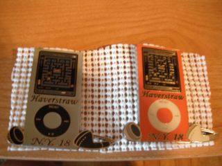 Pac Man Ipods 2 Pin Set - 3 " Each - Little League World Series Pins - Ny 18