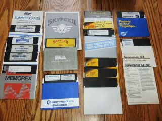 Commodore 128 Computer & 1571 Disk Drive in Boxes with Games & Joysticks 3