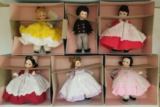Vintage Madame Alexander Dolls Little Women Marme Amy Jo Beth Meg Laurie 6 Dolls