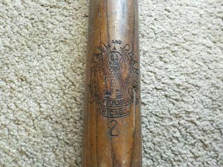Vintage Antique Wood Baseball Bat Stall And Dean 2