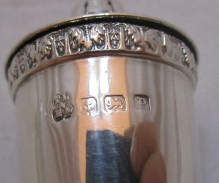 Smart Antique George V sterling silver cruet set,  257 grams,  1913 - 4 3
