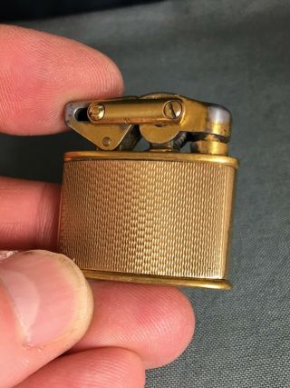 Lovely Deco 1939 Semi Automatic Karl Wieden 9ct Gold Case Pocket Lighter 打火機