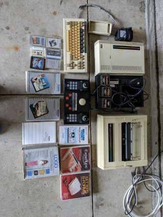 Vintage Adam Colecovision Family Computer System Memory Console W/ Accessories,