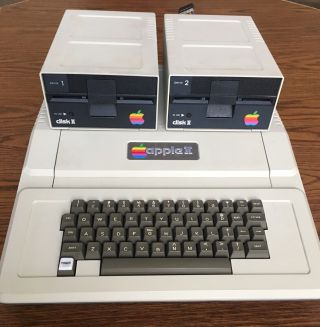 Early Apple Ii Computer,  Low Serial Number (not Plus),  Disk Drives And Cards