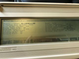 Hewlett Packard HP (110) Portable 45710A Vintage Computer HP First - 1984 3