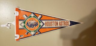 Houston Astros Old Logo Mlb Felt Pennant With Holder 1262019