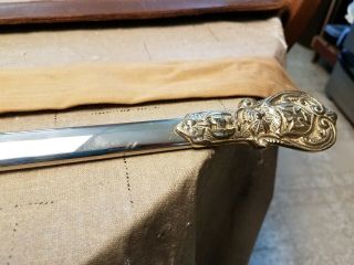 Antique Henderson Ames Co.  Mi Masonic Knights Templar Sword W/scabbard